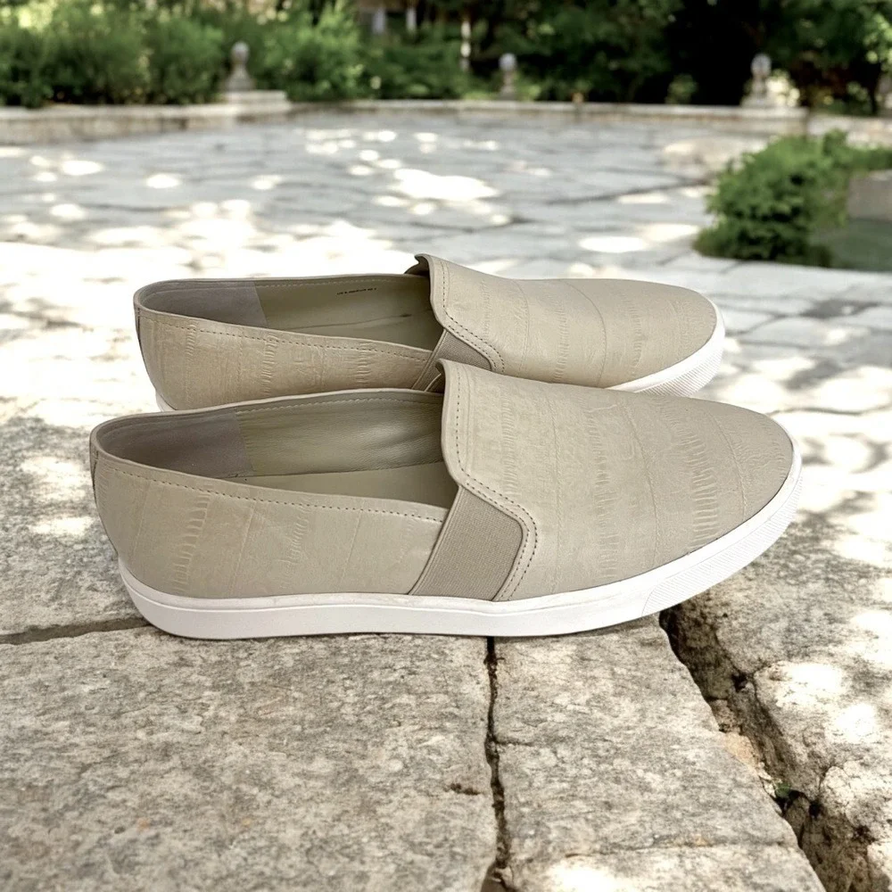 Vince Slip-on Sneakers Walking Casual  Leather Upper‎ Shoes
